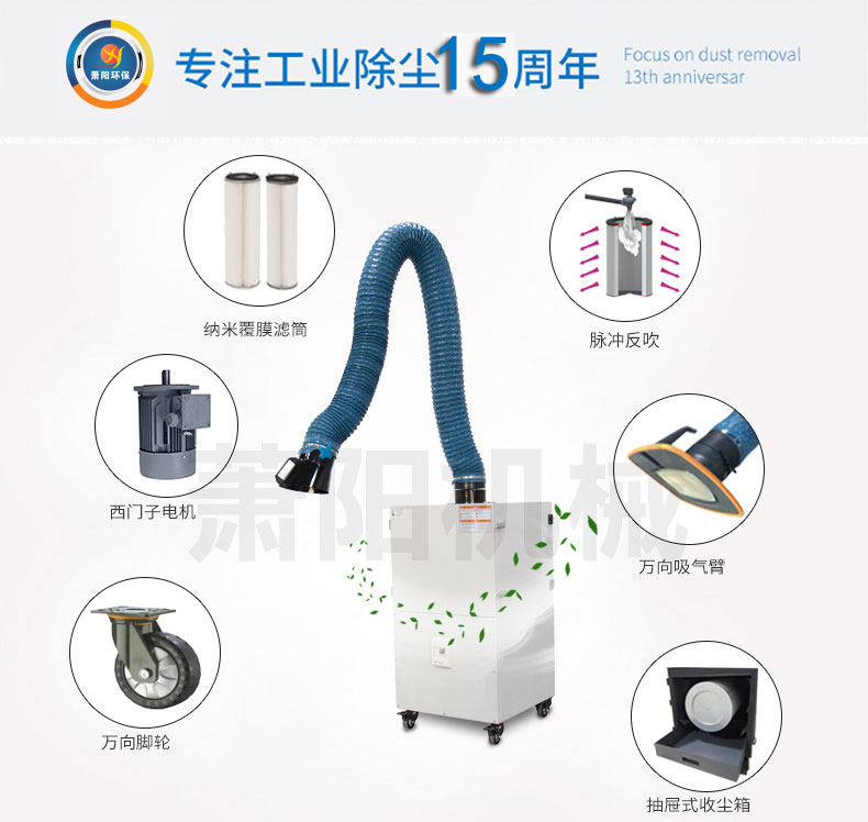 移動式焊煙除塵器